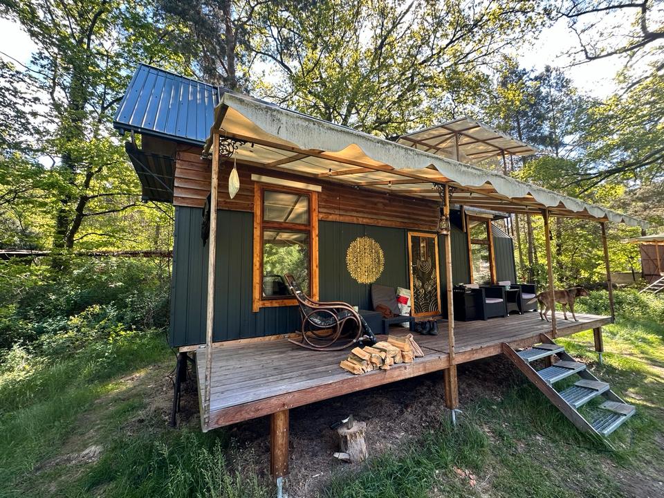 Tiny House – voll möbliert mit 36 m² Wohnfläche und zwei Terrassen